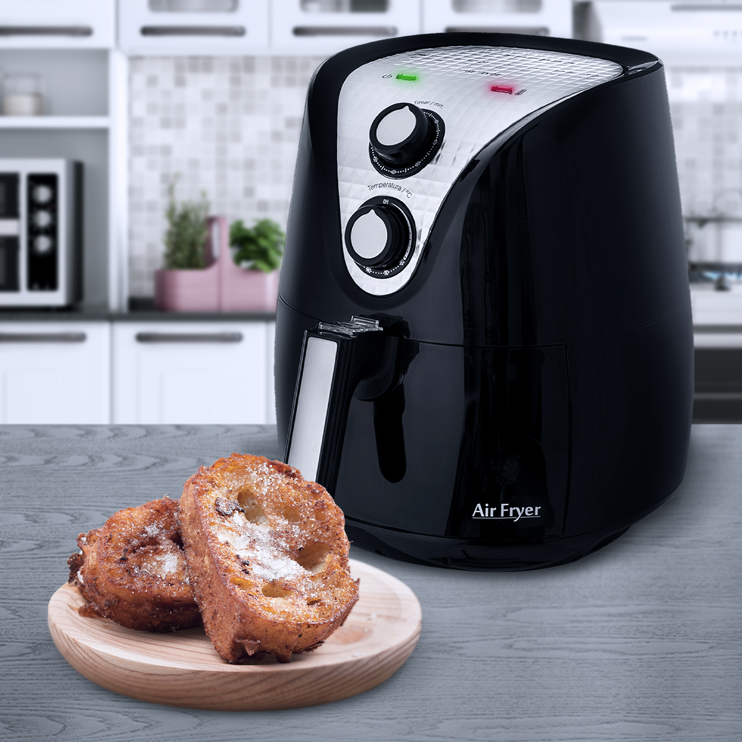 18-12-20 - Air Fryer Preta Colormaq Rabanada Natal