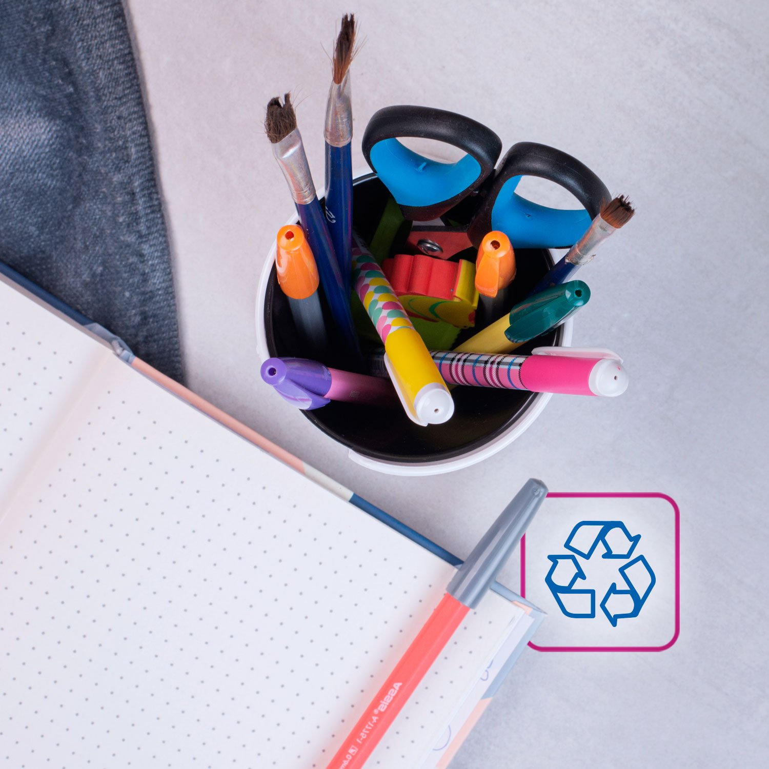 como reciclar o material escolar